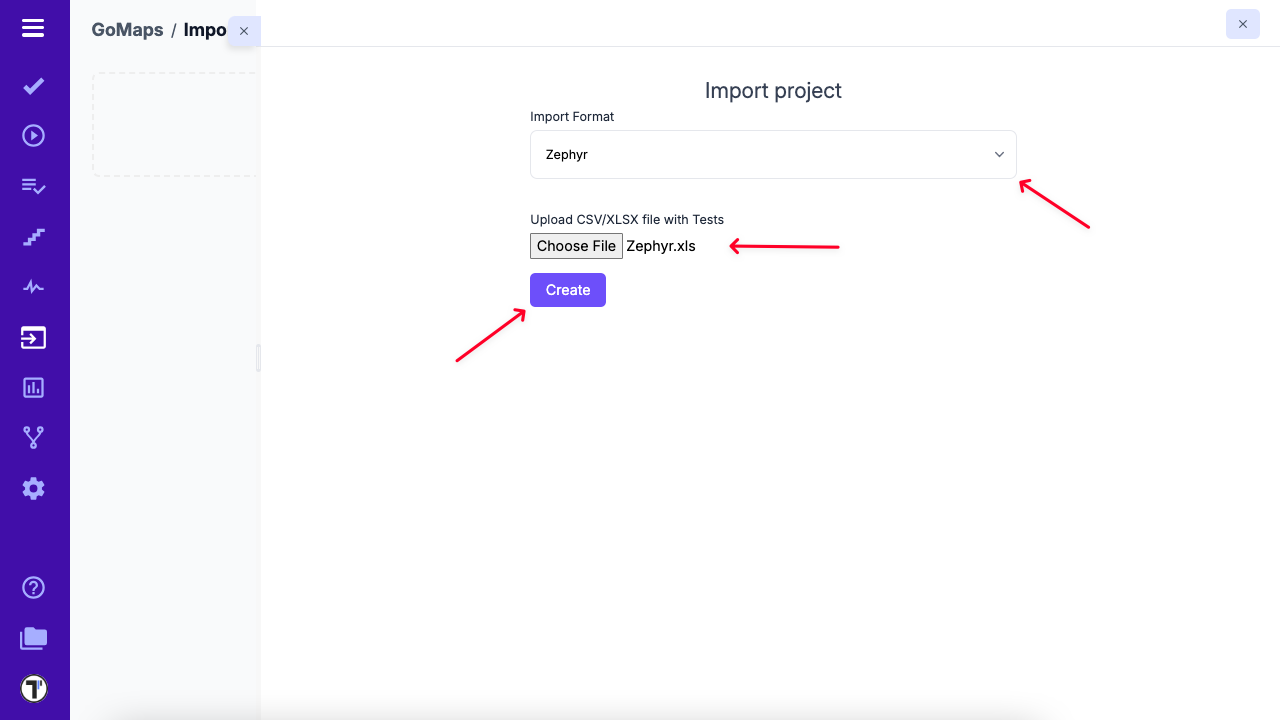 image Import from Zephyr XLS